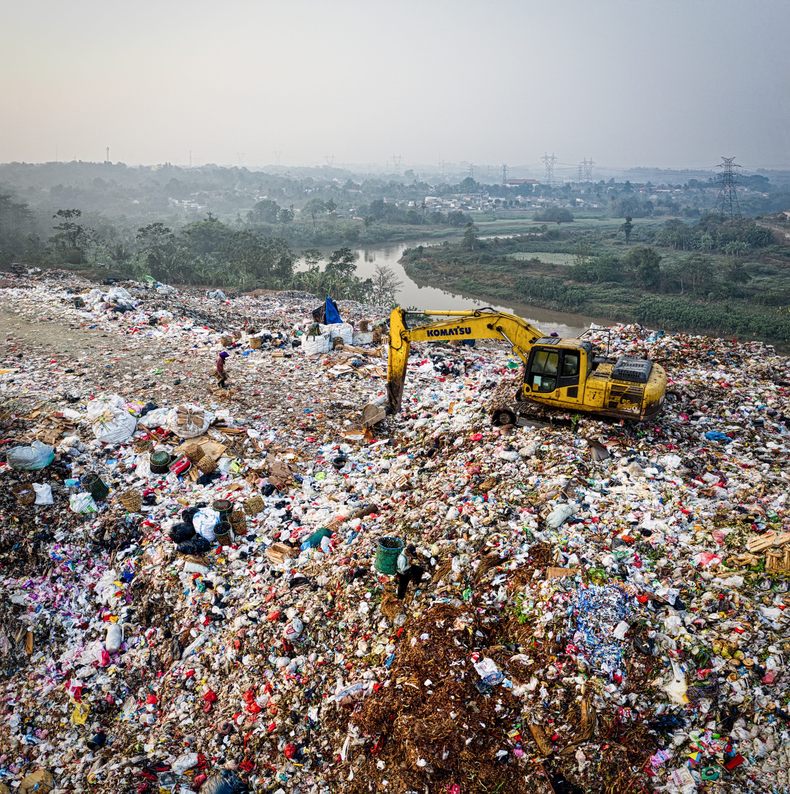 Kunststoff-Recycling gegen die Verschmutzung der Umwelt