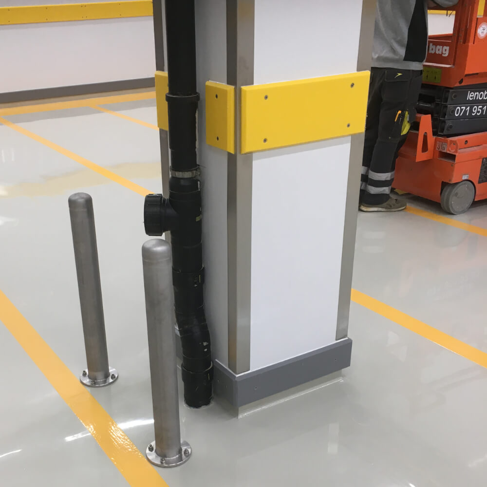 Kunststoff-Rammschutz für Industrieanlagen Kuvaplast AG Bischofszell